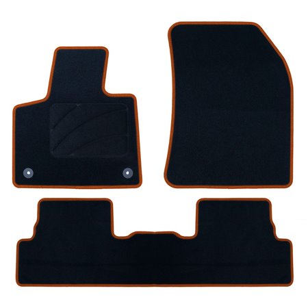 ALFOMBRA A MEDIDA PEUGEOT 3008 (2016-PRESENTE) CP RIBETE AMARILLO
