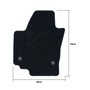 ALFOMBRA A MEDIDA SEAT ALTEA XL (2006-2015) 5PZ RIBETE AMARILLO