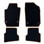 ALFOMBRA A MEDIDA SEAT IBIZA 6J FAMILIAR 3 Y 5 PUERTAS (2008 - 2017) RIBETE AMARILLO