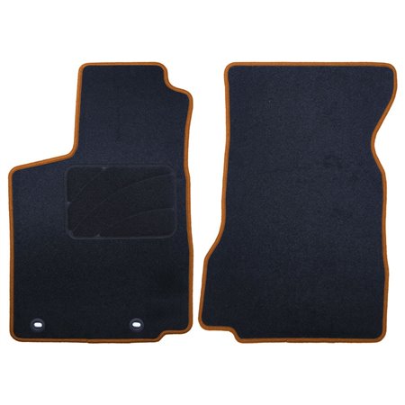 ALFOMBRA A MEDIDA SEAT INCA (1993-2003) DELANTERAS RIBETE AMARILLO