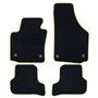 ALFOMBRA A MEDIDA SEAT LEON MK1 (1999-2006) 5PZ RIBETE AMARILLO