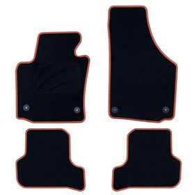 ALFOMBRA A MEDIDA OCC DESIGN SEAT LEON MK2 (2005-2012) 5 PZ NARANJA
