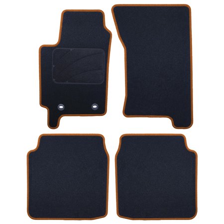 ALFOMBRA A MEDIDA SUBARU LEGACY (1994-1999) 5 RIBETE AMARILLO