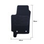 ALFOMBRA A MEDIDA SUBARU LEGACY (1994-1999) 5 RIBETE AMARILLO