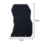 ALFOMBRA A MEDIDA SUBARU OUTBACK (2009-2015) 5 RIBETE AMARILLO