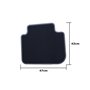 ALFOMBRA A MEDIDA SUBARU OUTBACK (2009-2015) 5 RIBETE AMARILLO