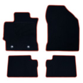 ALFOMBRA A MEDIDA OCC DESIGN TOYOTA AURIS (2013-PRESENTE) 5 PZ NARANJA
