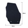 ALFOMBRA A MEDIDA VOLVO S60 (2010-2019) 5PZ RIBETE AMARILLO