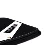 SET COMPLETO DE 4 PIEZAS ALFOMBRAS MOMO 012 UNIVERSALES NEGRO/BLANCO