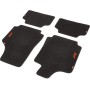 ALFOMBRA DE COCHE CM470 4TLG NEGRO/ROJO