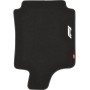 ALFOMBRA DE COCHE CM580 4TLG NEGRO/BLANCO