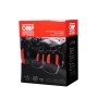 JUEGO DE FUNDAS PARA ASIENTOS DE COCHE OMP UNIVERSAL 11 PIEZAS NEGRO/ROJO