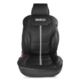 RESPALDO SPC FERRARA NE/GRIS PVC SPARCO CS 6