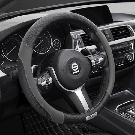 FUNDA VOLANTE C1113 NEGRO/GRIS