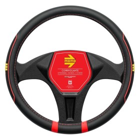 FUNDA VOLANTE MOMO FAST BLACK-RED M 38-39CM