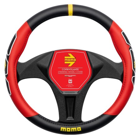 FUNDA VOLANTE MOMO FUN BLACK-RED M 38-39CM