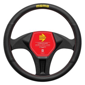 FUNDA VOLANTE MOMO LAP BLACK-RED M 38-39CM