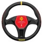 FUNDA VOLANTE MOMO PROFILE BLACK-RED M 38-39CM