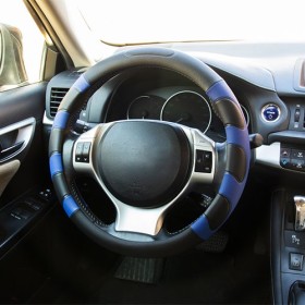 FUNDA VOLANTE GRIP NEGRO/AZUL ANTIGUO INT30170