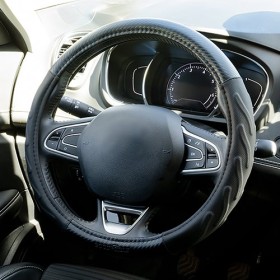 FUNDA VOLANTE NEGRA/CARBONO GY CS