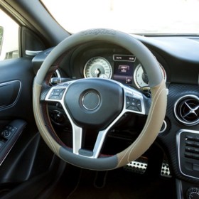 FUNDA VOLANTE GRIS/MARRON CONFORT GY CS6