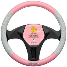 FUNDA DE VOLANTE EASY ROSA-GRIS M
