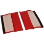 ALMOHADILLAS SABELT 3" VELCRO ROJAS