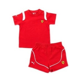 BEB� FERRARI CONJUNTO DE BEBE TALLA 18M 18 MESES COLOR 01 ROJO