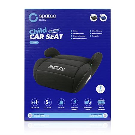 ALZADOR F100KI NEGRO R129 3CM NEW SPARCO CS1