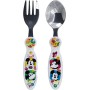JUEGO DE CUBIERTOS EL�PTICOS MET�LICOS 2 PCS MICKEY