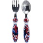 JUEGO DE CUBIERTOS 2 PCS EL�PTICOS MET�LICOS SPIDERMAN