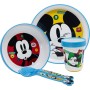 SET PREMIUM BICOLOR ANTIDESLIZANTE 5 PCS MICKEY