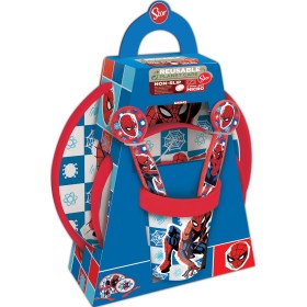 SET PREMIUM BICOLOR ANTIDESLIZANTE 5 PCS SPIDERMAN