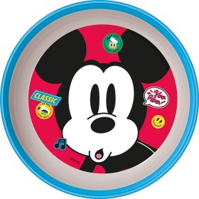 CUENCO PREMIUM BICOLOR ANTIDESLIZANTE MICKEY