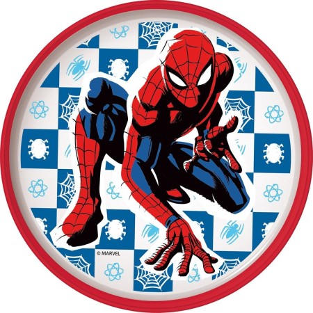 PLATO ANTIDESLIZANTE BICOLOR PREMIUM SPIDERMAN
