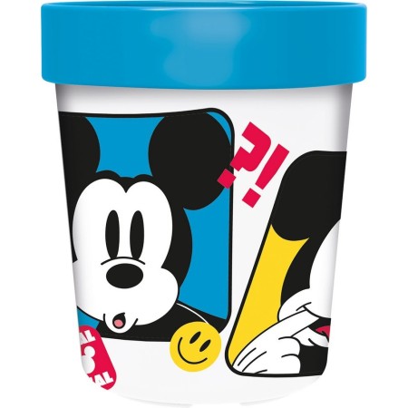 VASO PREMIUM BICOLOR ANTIDESLIZANTE 260 ML MICKEY