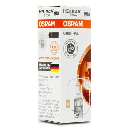 HALOGEN OSRAM ORGINAL 64156 PK22S 24V 70W H3