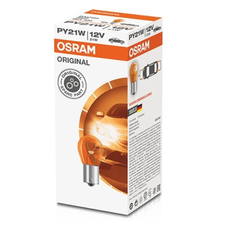 OSRAM ORGINAL 7507 BAU15S 12V 21W PY21W | 10 UDS