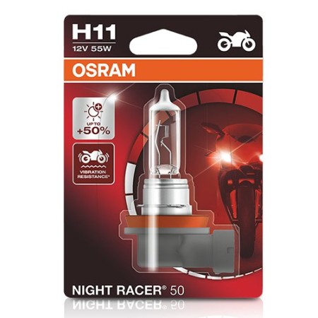 H11 55W 1 NIGHT RACER +50% (STOCK LAST )