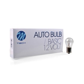 L�MPARA M-TECH BAU15S 12V/21W P21W CLEAR | 10 UDS
