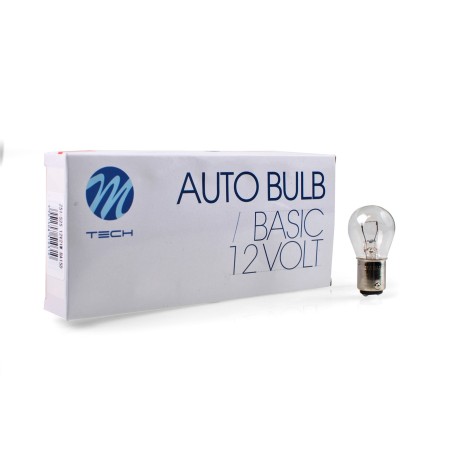 L�MPARA M-TECH BA15D 12V/21W CLEAR | 10 UDS