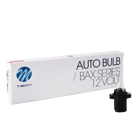L�MPARA M-TECH B8.3D 12V/1.2W NEGRA | 10 UDS