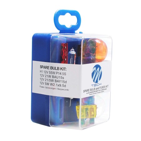 ESTUCHE DE L�MPARAS M-TECH H1 12V