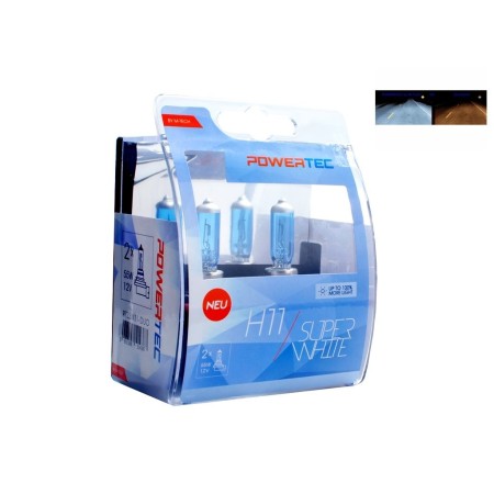 POWERTEC SUPERWHITE H11 12V DUO