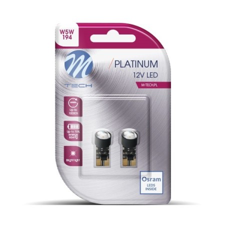 BLISTER 2X LED L803W - W5W CANBUS 1XHP BLANCO