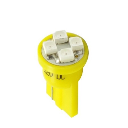 BOMBILLAS LED AMARILLO 12V W5W/T10/R10
