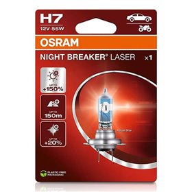 OSRAM NIGHT BREAKER LASER 64210NL-1BL H7 PX26D 12V 55W