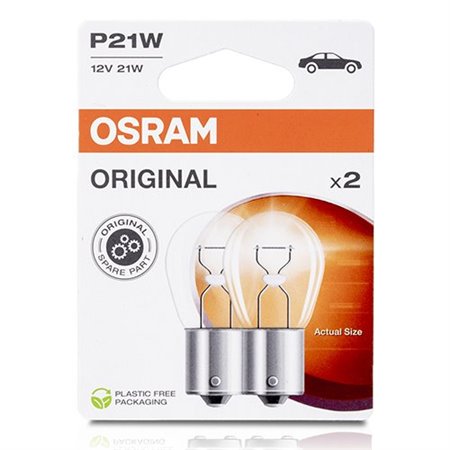 OSRAM ORIGINAL 7506-2BL P21W BA15S 12V 21W