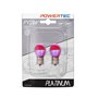POWERTEC PLATINUM BAU15S PY21W S25 21W 12V RAINBOW BLISTER