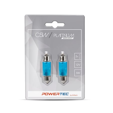 POWERTEC PLATINUM C5W 36MM SV,5-8 WHITE EFFECT 12V BLISTER